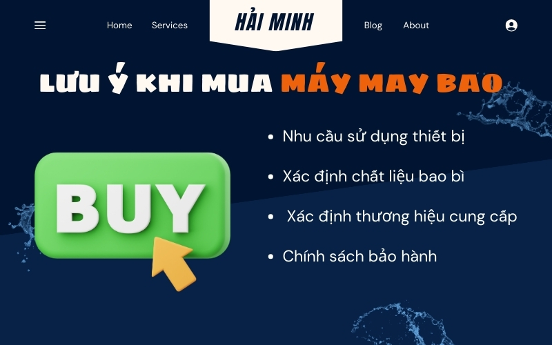 Lưu ý quan trọng khi mua máy đóng gói bao bì
