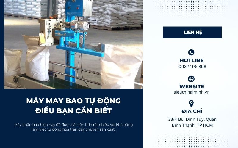 Máy May Bao Tự Động - Điều Bạn Cần Biết