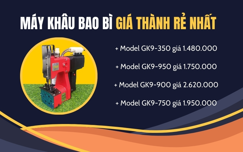 Máy khâu bao bì giá thành rẻ nhất