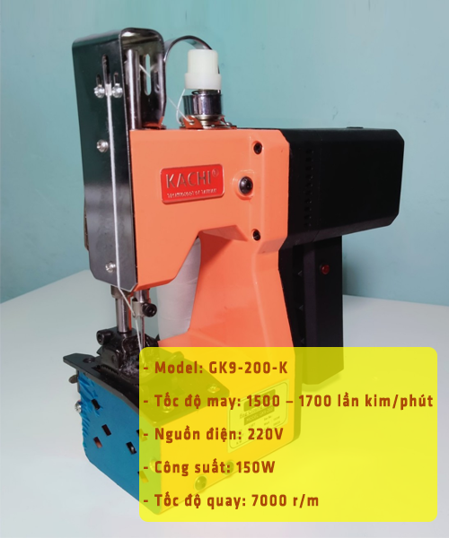 Máy may bao Kachi GK9-200-K và thông số