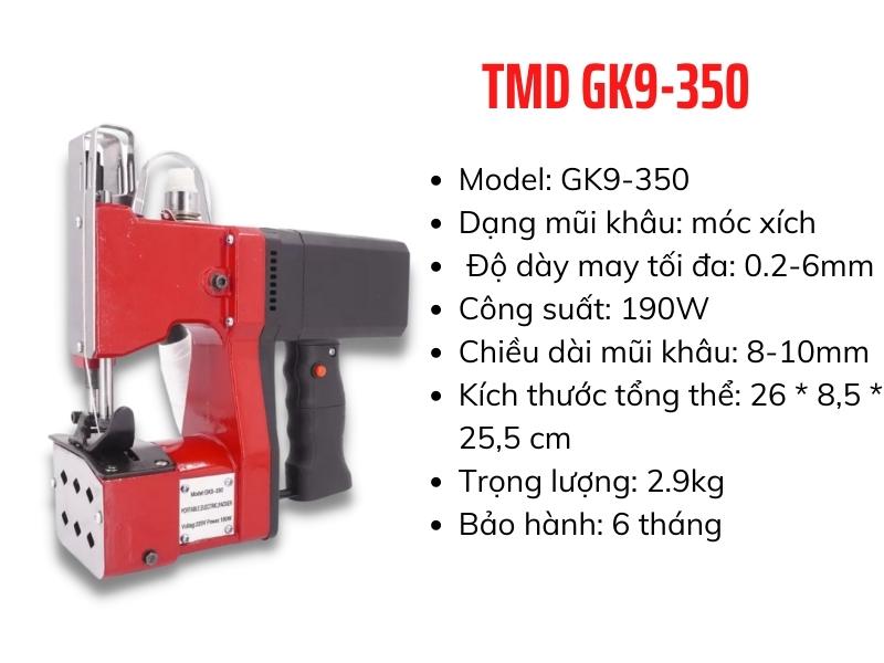 Máy may bao TMD GK9-350