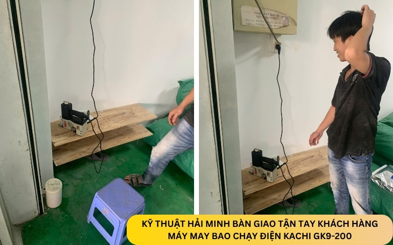 Máy may bao chạy điện Kachi GK9-200