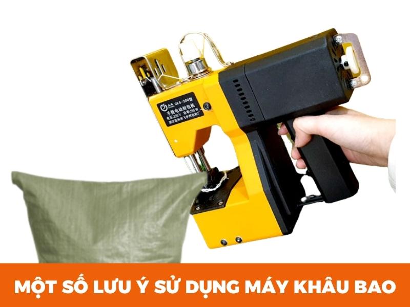 Một số lưu ý sử dụng máy khâu bao