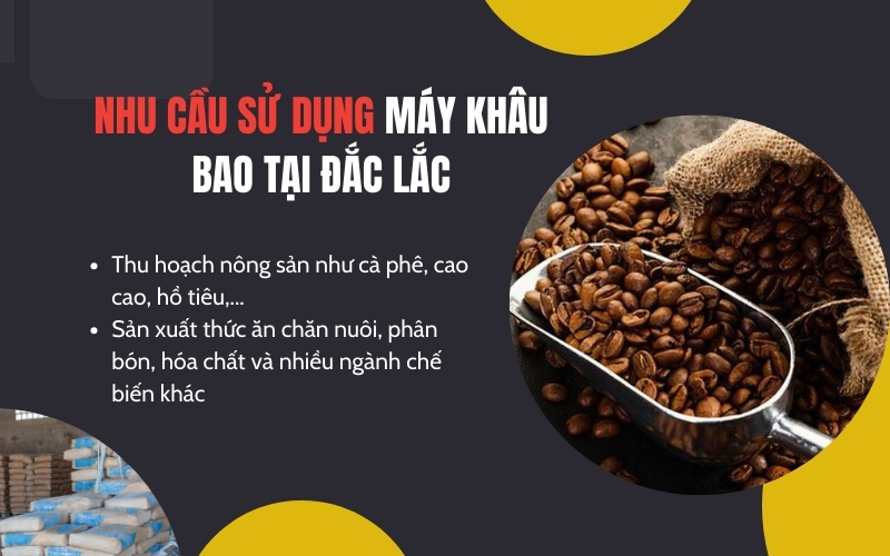 Nhu cầu sử dụng máy khâu bao tại Đắc Lắc