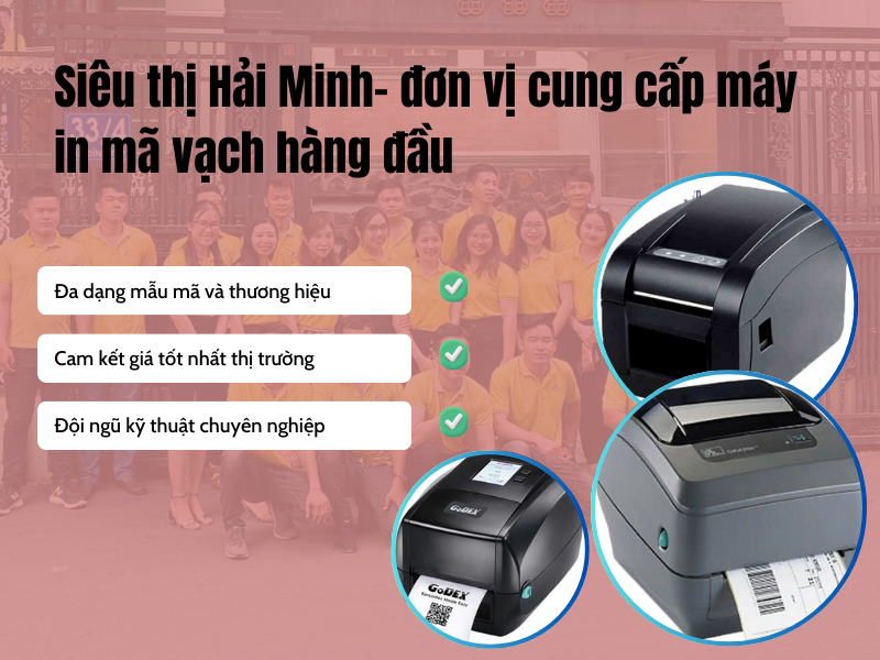 Siêu thị hải minh địa chỉ mua máy in mã vạch tốt nhất HÀ NỘI