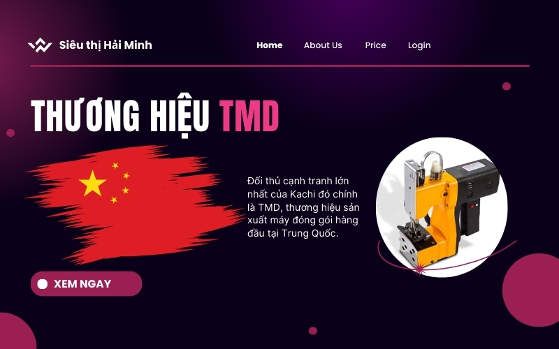 Thương hiệu máy may bao TMD