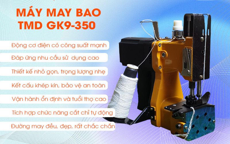 Tìm hiểu máy may bao GK9-350