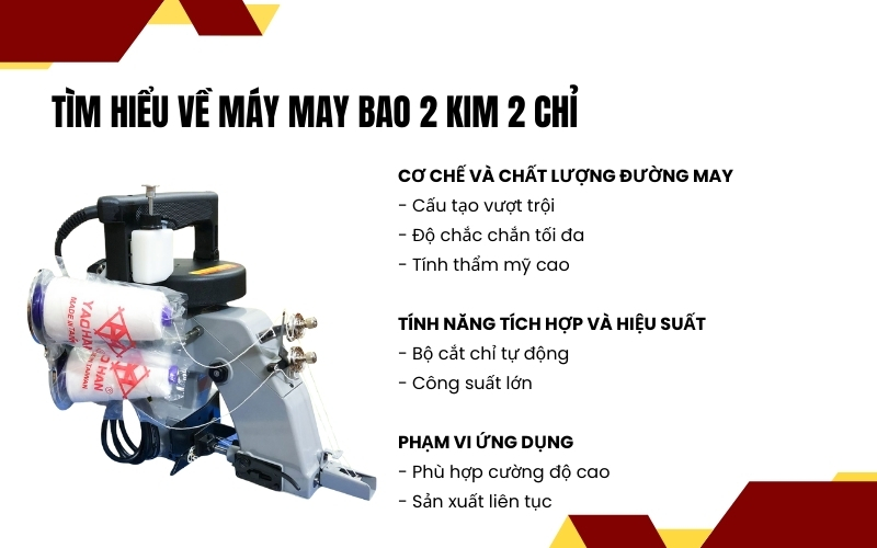 Tìm hiểu về máy may bao 2 kim 2 chỉ