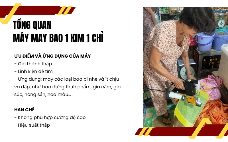 Tổng quan máy may bao 1 kim 1 chỉ