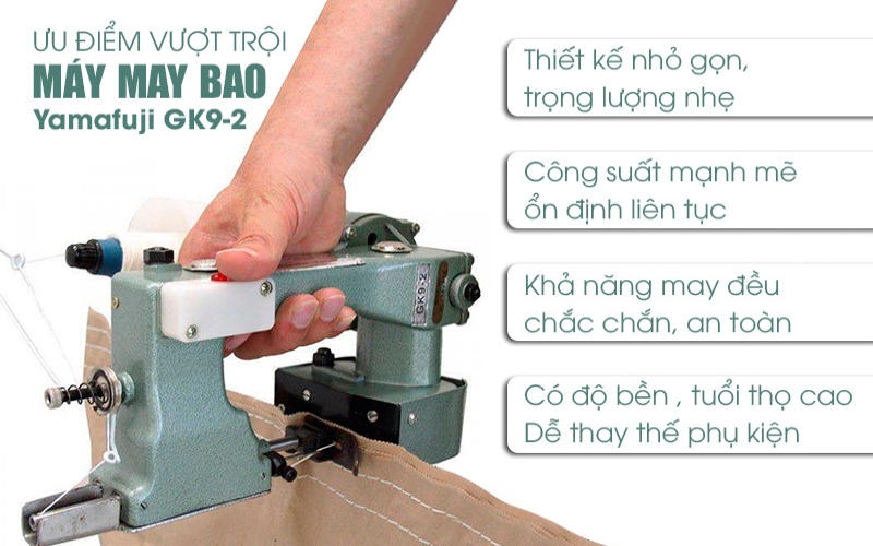 Tổng quan máy may miệng bao GK9-2 – Yamafuji