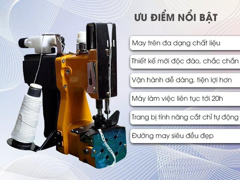 ưu điểm của máy may bao TMD