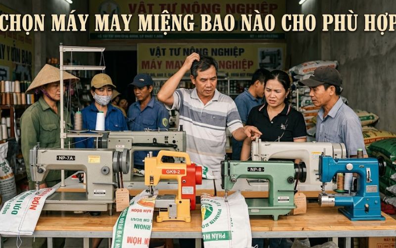Chọn máy may miệng bao nào cho phù hợp