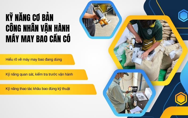 kỹ năng cơ bản công nhân vận hành máy may bao cần có