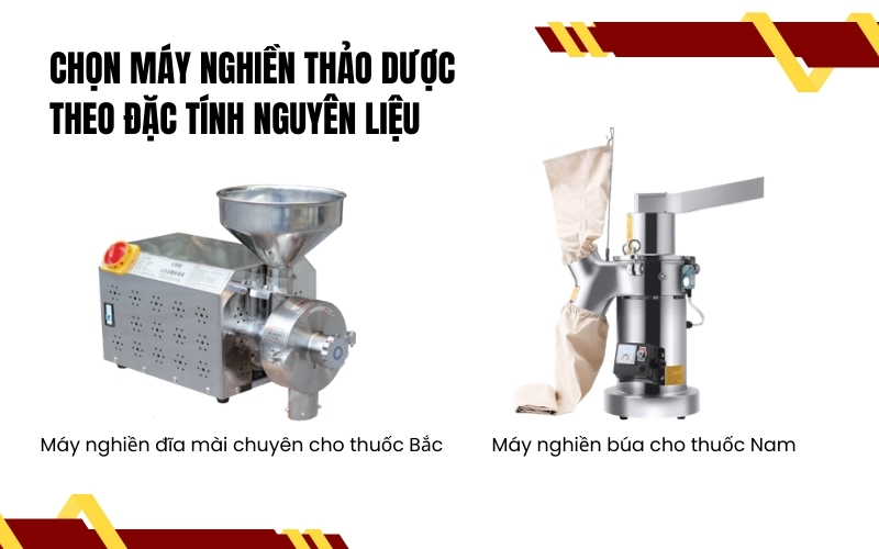 Chọn máy nghiền thảo dược theo đặc tính nguyên liệu