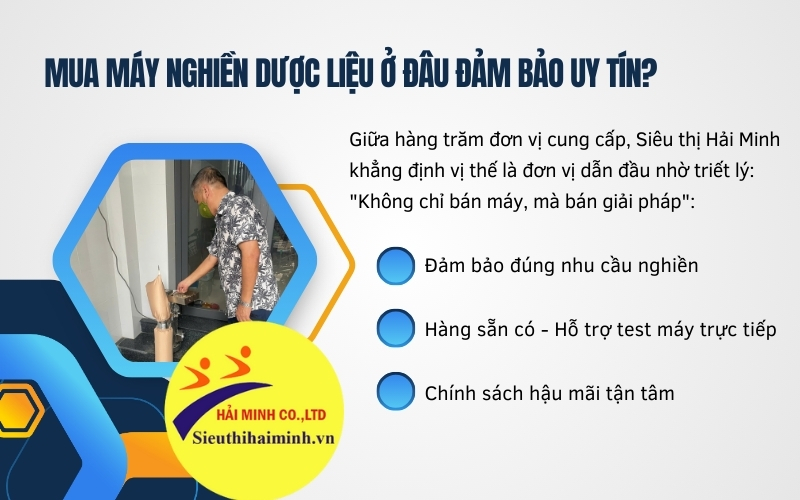 Mua máy nghiền dược liệu ở đâu đảm bảo uy tín