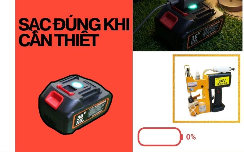 Sạc đúng khi cần thiết