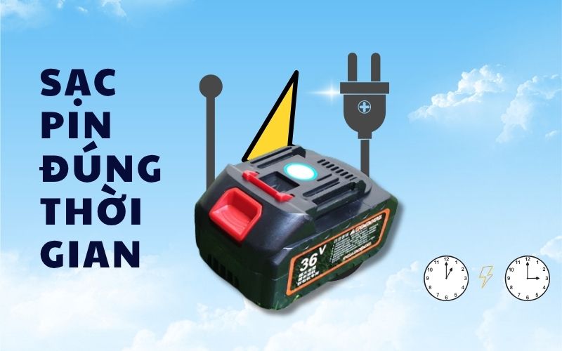 Sạc pin đúng thời gian
