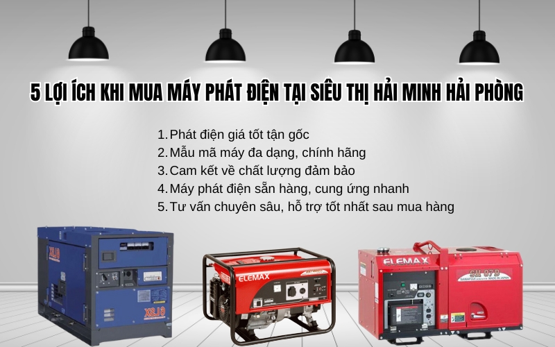 5 lý do nê đầu tư máy phát điện tại Hải Minh