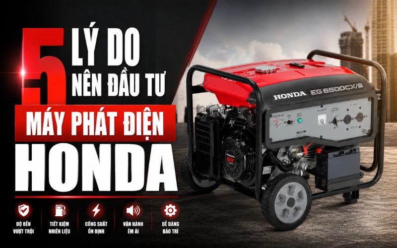 5 lý do nên đầu tư máy phát điện