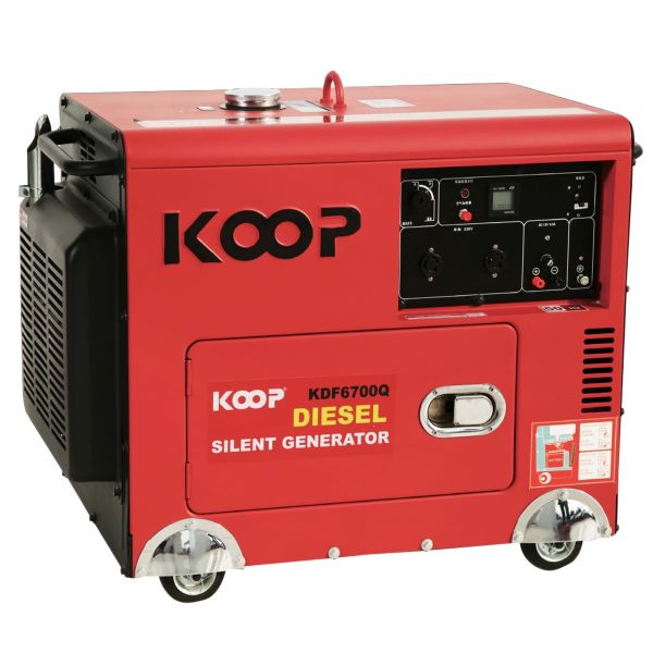 Photo - Máy phát điện Diesel siêu chống ồn Koop KDF 6700QQ