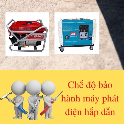 Chế độ bảo hành máy phát điện hấp dẫn 