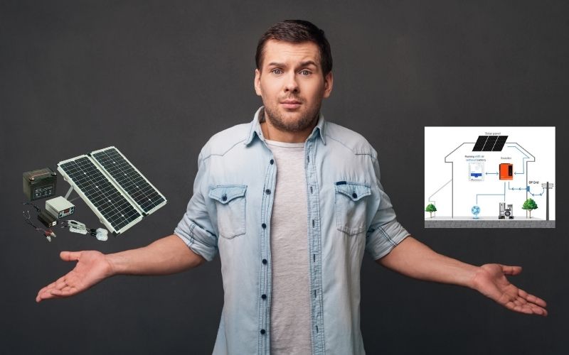 Bộ sạc năng lượng mặt trời tích hợp inverter có gì khác?