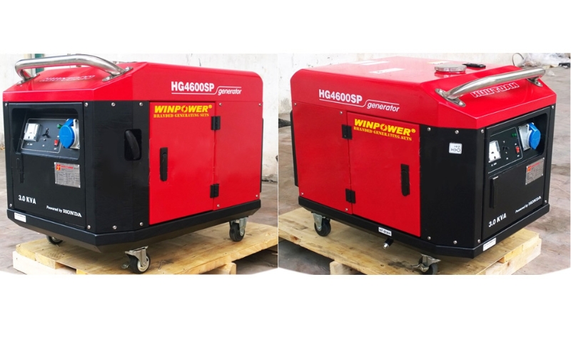 Đặc điểm của máy phát điện Honda HG4600SP giảm thanh