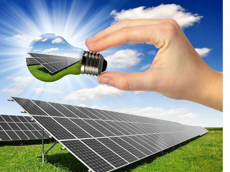 Điện năng lượng mặt trời dùng để làm gì?