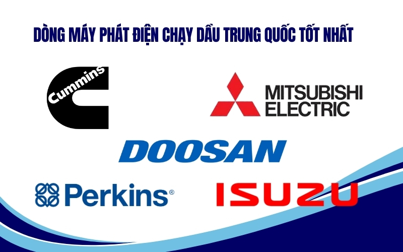 Dòng máy phát điện chạy dầu Trung Quốc tốt nhất