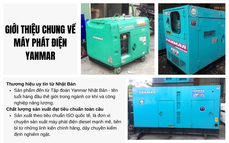 Giới thiệu chung về máy phát điện Yanmar