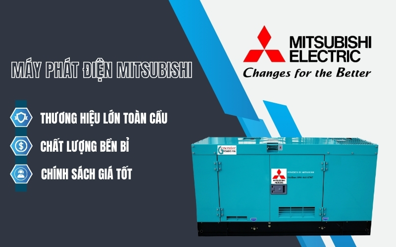 Giới thiệu máy phát điện Mitsubishi
