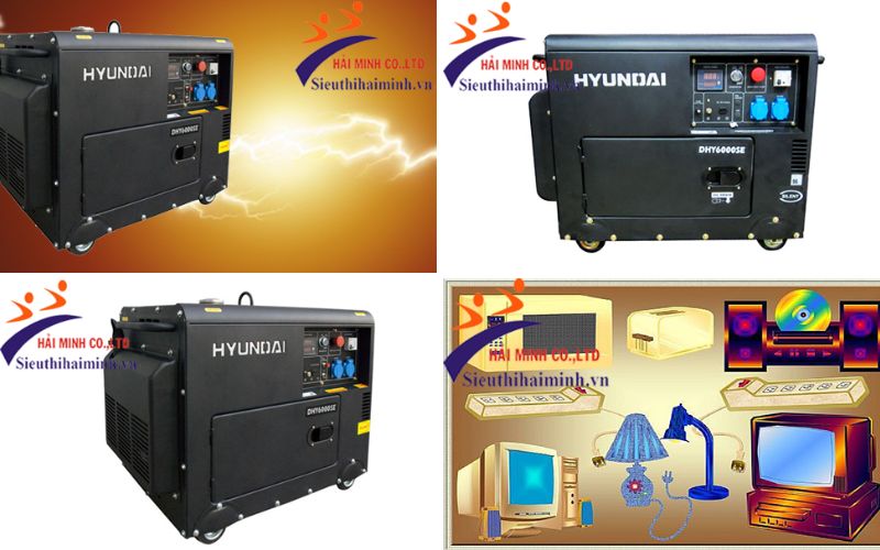 Hình ảnh Máy phát điện HYUNDAI DHY 6000SE Diesel - 5KW