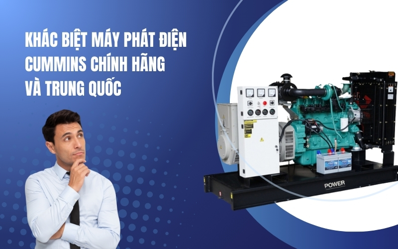 Khác Biệt Máy Phát Điện Cummins Chính Hãng và Trung Quốc