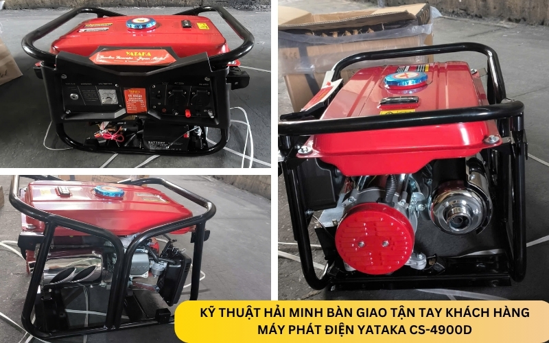 Kỹ thuật Hải Minh bàn giao Máy phát điện Yataka CS-4900D