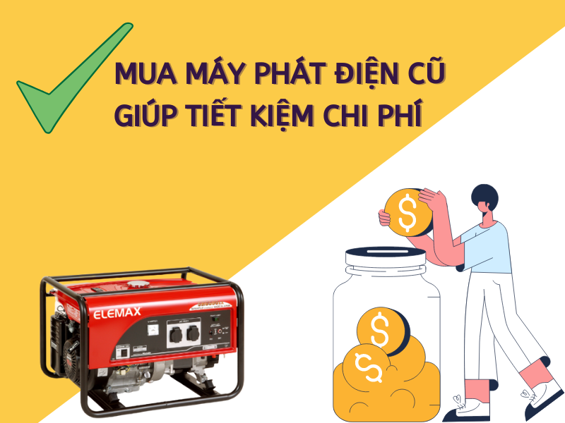 Lợi ích khi mua máy phát điện qua sử dụng