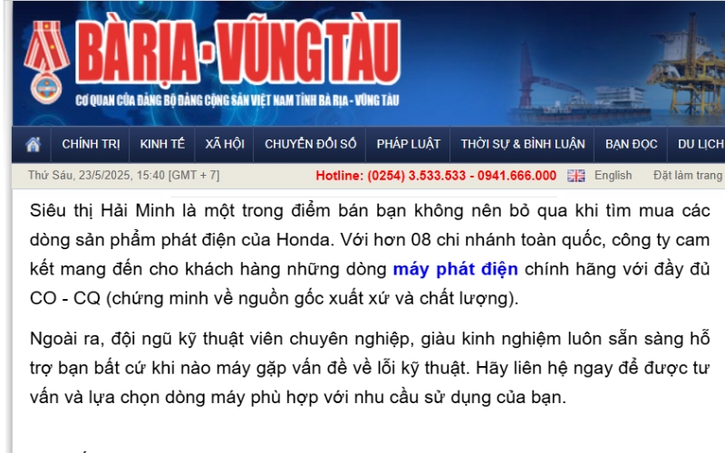 Lời khuyên khi mua máy phát điện Honda tránh rủi ro