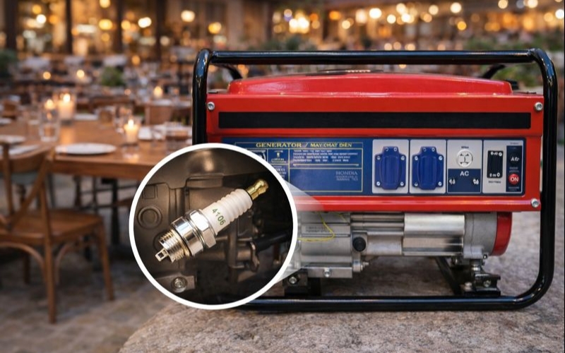 Lý do bugi máy phát điện không đánh lửa