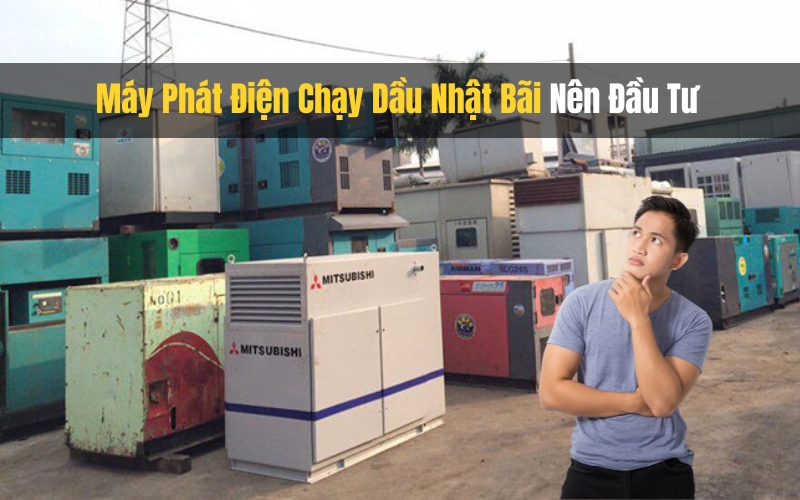 Máy Phát Điện Chạy Dầu Nhật Bãi Nên Đầu Tư