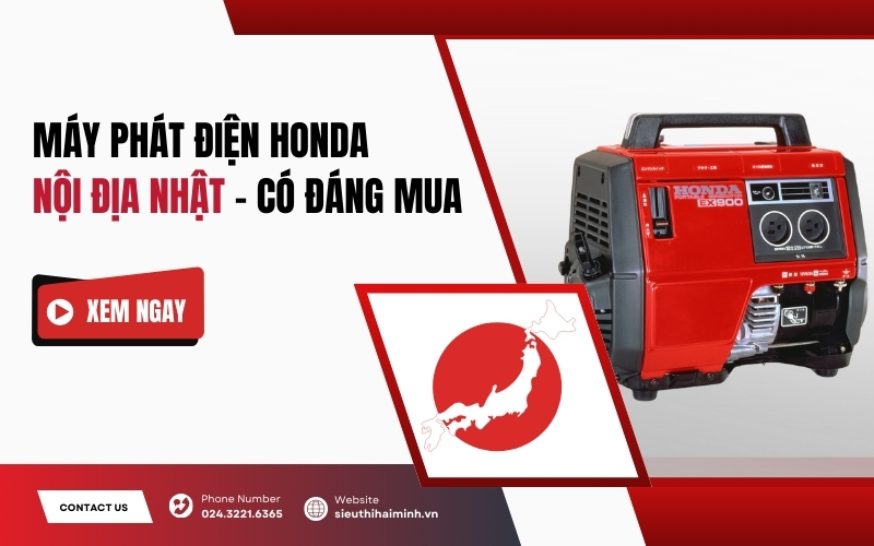 Máy Phát Điện Honda Nội Địa Nhật – Có Đáng Mua