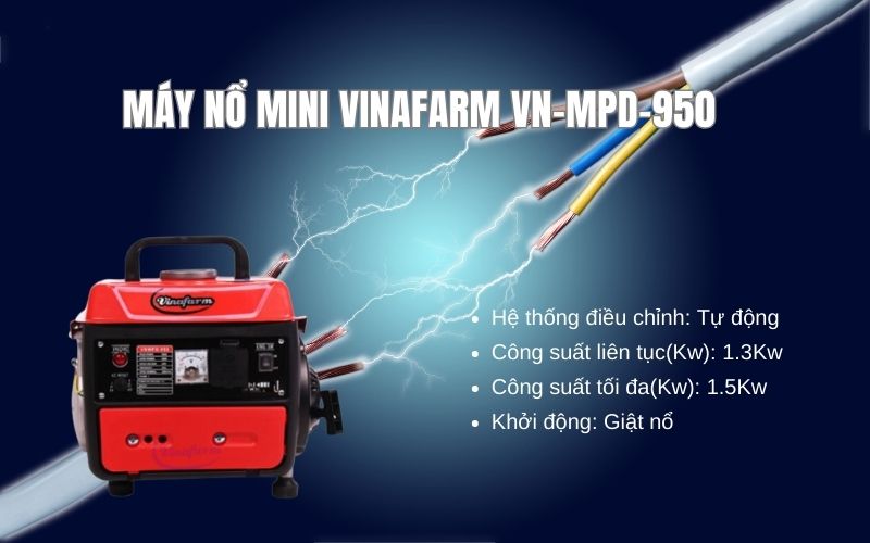 Máy nổ mini Vinafarm VN-MPD-950