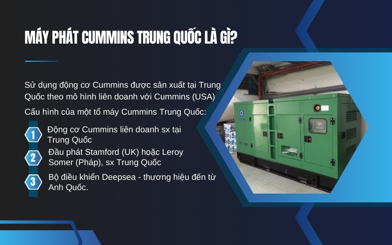 Máy phát Cummins Trung Quốc là gì