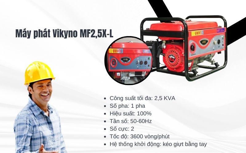 Máy phát Vikyno MF2,5X-L