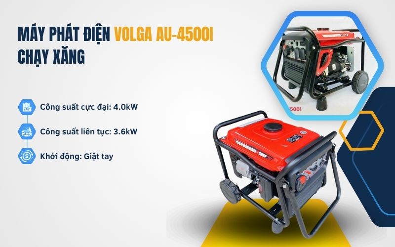 Máy phát Volga AU-4500i 