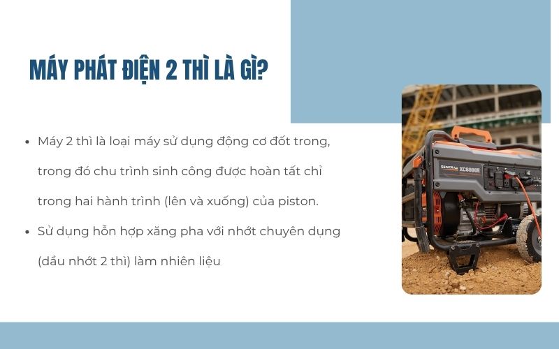 Máy phát điện 2 thì là gì