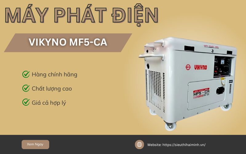 Máy phát điện Diesel Vikyno MF5-CA (5KVA)