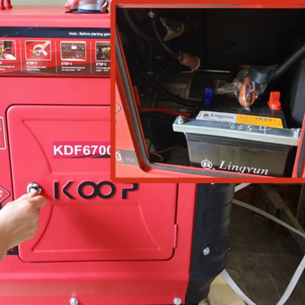 Máy phát điện Diesel siêu chống ồn Koop KDF 6700QQ