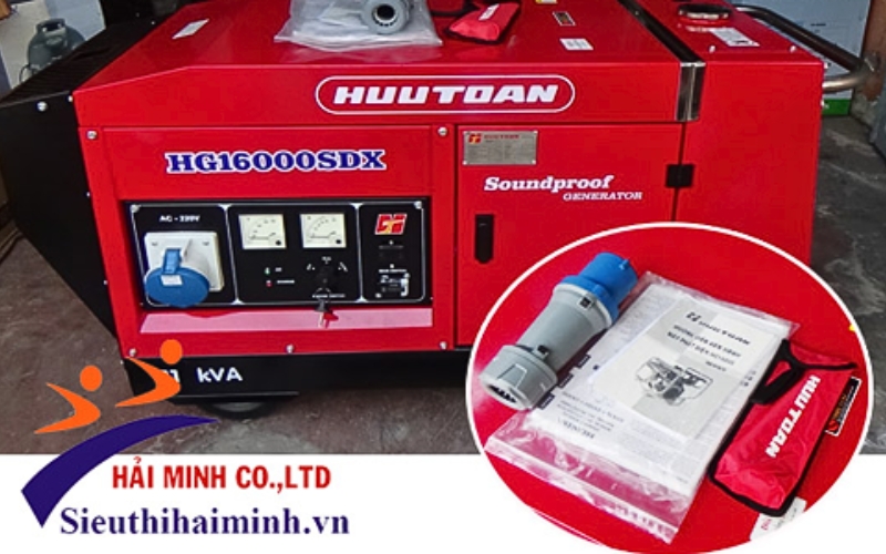 Máy phát điện HONDA HG16000SDX giảm thanh 1 pha