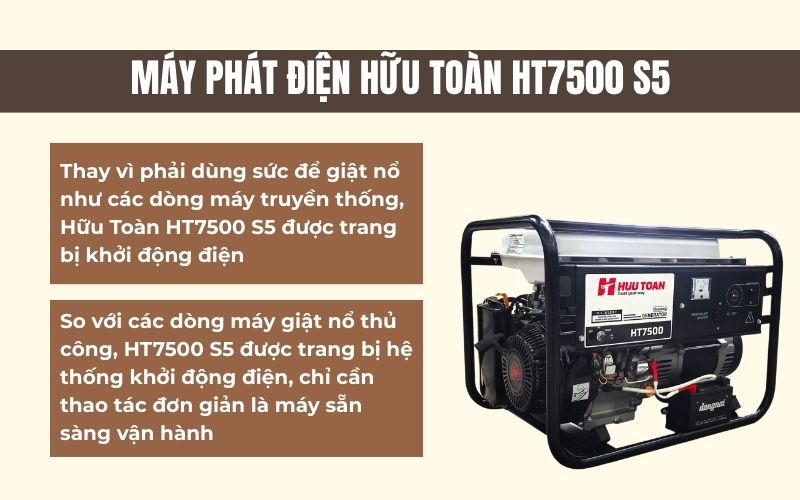 Máy phát điện Hữu Toàn HT7500 S5-2