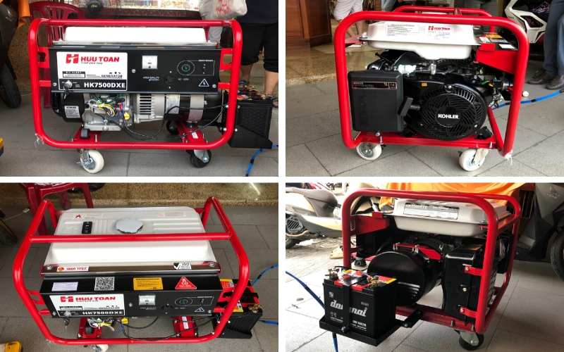 Máy phát điện Hữu Toàn Kohler HK7500DXE Đề
