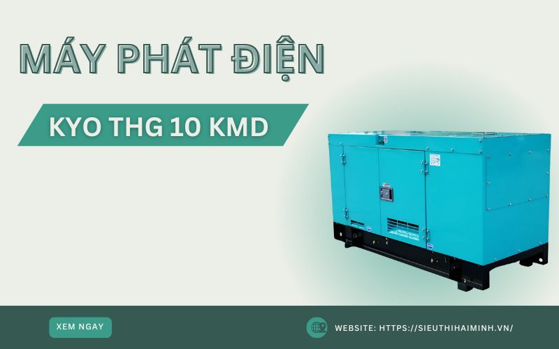 Máy phát điện KYO động cơ KUBOTA THG 10 KMD